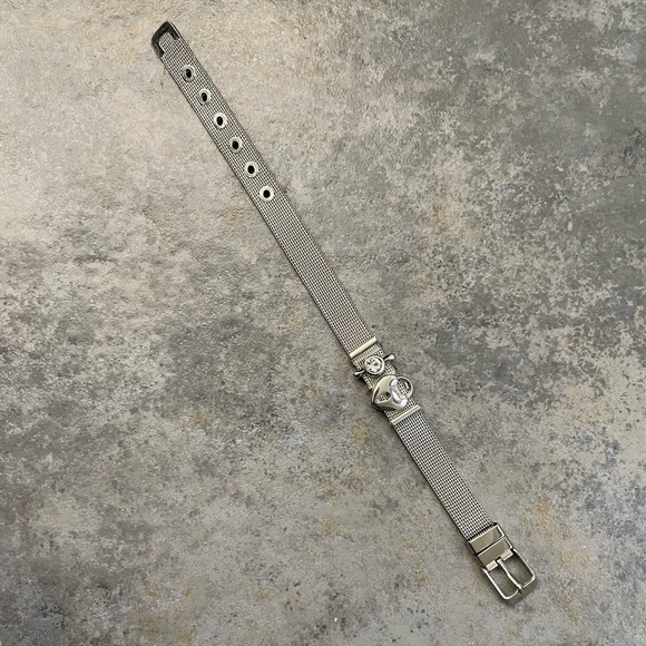 Keep Collective Mesh Band Bracelet Love Heart Silver - Picture 2 of 7